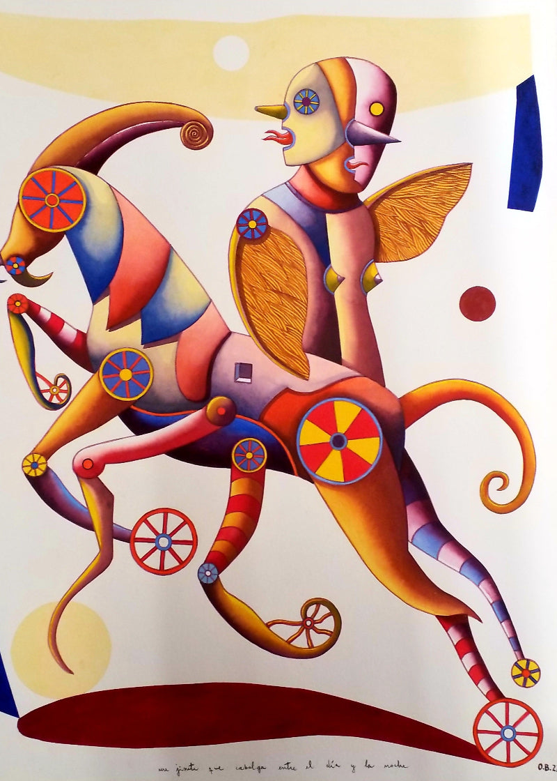 UN JINETE QUE CABALGA ENTRE EL DÍA Y LA NOCHE